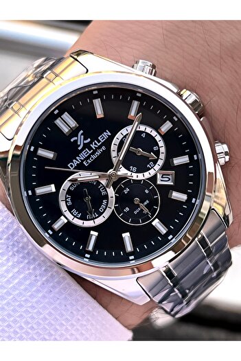 Daniel Klein Steel Cord Chronometer Dial Design 3 Atm Water Resistant Men Wristwatch 14082.2