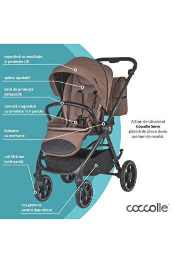 Coccolle Carucior modular 2in1 Serry Light taupe