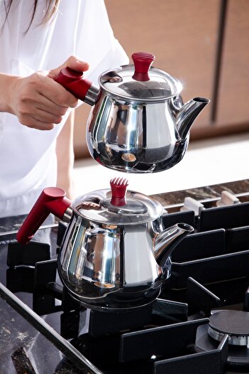 Le murano Gina Medium Stainless Steel Teapot