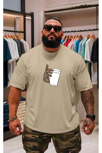 BENROMA Μπλουζάκι με στάμπα Unisex Plus Size