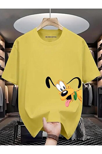 BENROMA Dog Baskılı Oversize Tişört