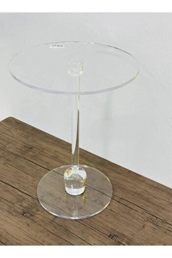 Al Saada Home Single Acrylic Serving Table 40×40×55 cm