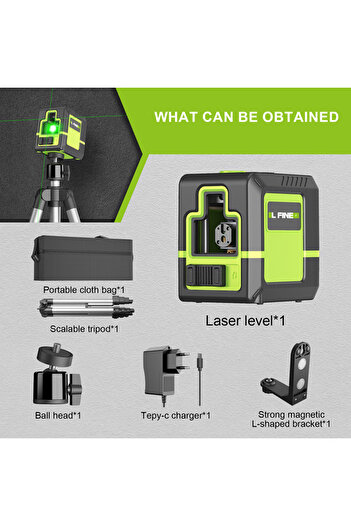 Choice 39.37 inch Tripod Lfine Laser Level 2 Lines professional Level Laser Horizontal Vertical Nivel Laser