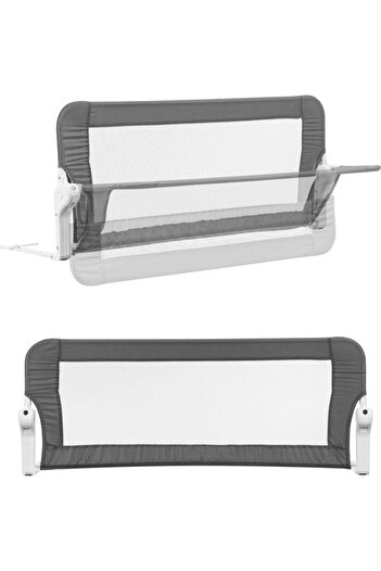 Babyjem Gray-White Bed Barrier 120X50 cm