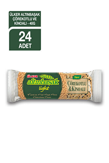 Ülker ALTINBAŞAK Light Çörekotlu & Kinoalı Kraker - 40 gram - 24 Adet