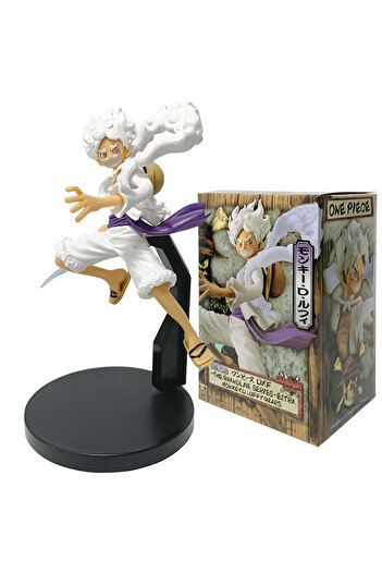 Miniso with Box Anime ONE PIECE Figure Toy 18cm Nika Monkey D Luffy Action Figures Dolls Pvc Model Collecti