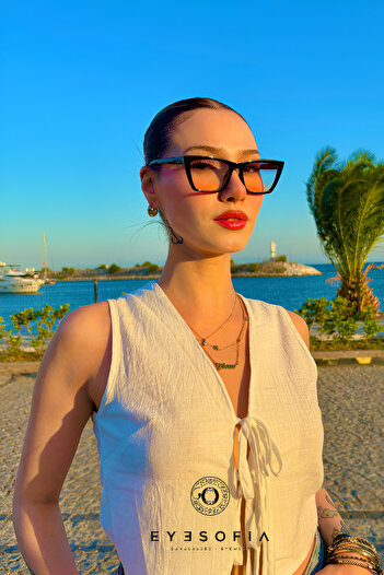 Eyesofia Flora Luxury Black Smoked Unisex 2025 New Season Sunglasses