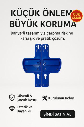 hilal kimya Bariyerli Kapı Kolu | Çocuk Güvenlikli |Okul, Kreş ve Eğitim Alanlarına Uygun 5li Paket