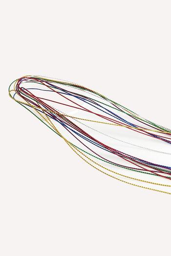New Obsessions Metallic Hair Braid Rope Set 12 Pieces