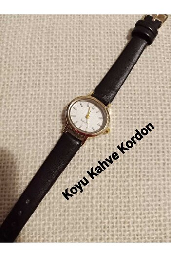 Classy İsabella Model Krem Kordon Özel Tasarım Kadın Kol Saati