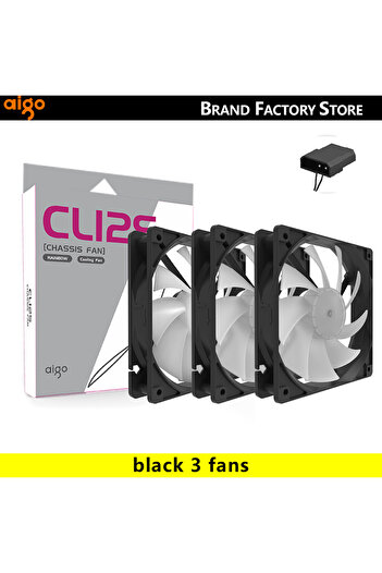 Choice Fixed Color WHITE CL12S BLACK 3IN1 Aigo Pc Case Fan Ventiladores 120mm Molex 4pin Interface Cpu Wate