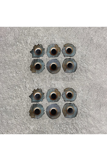 Choice 4x4CM-each ZDK-12pcs 6in1 3D Effect Bullet Motorcycle Stickers Waterproof Laptop Water Cup Motorbike
