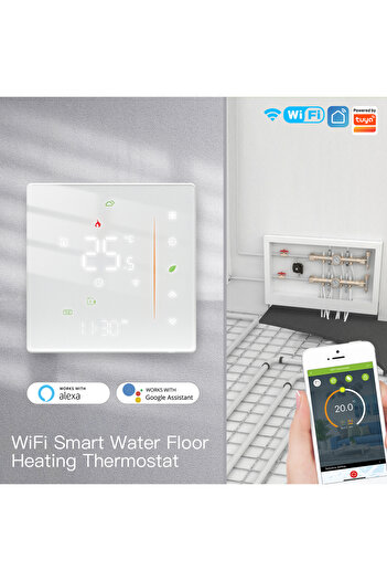 Choice WH WIFI Water MOES WiFi Water/Electric Floor Heating Thermostat Zigbee Water Gas Boiler Temperature