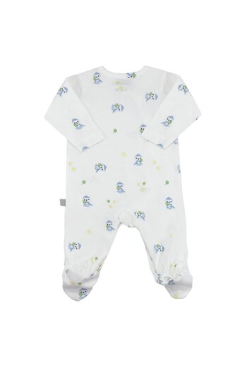 Boumini Baby Booties Jumpsuit Blue Miskin