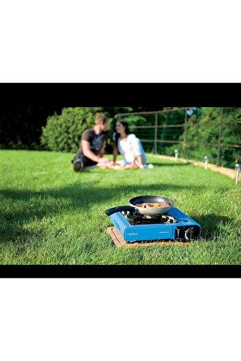 CAMPMASTER Portatif Çantalı KAMP ocagı normal tüp ve cakmak gazı ıle calısmaktadır