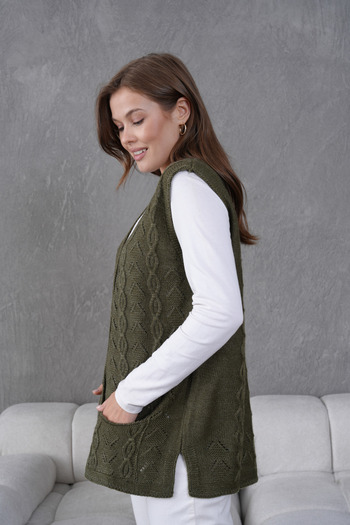 Lamierra Knitwear Wool Vest