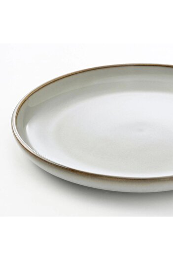 IKEA 4 Adet Tatlı Tabağı Seti Gri Renk 20 cm 4 Adet Gladelig Göz Alıcı Modern