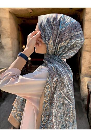 Baştacı Soft Ethnic Earth Shawl - Baştaci 0181