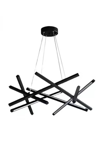 Nerf ⚡ Black Modern Pendant Chandelier - Bold Geometric Lighting for Modern Spaces