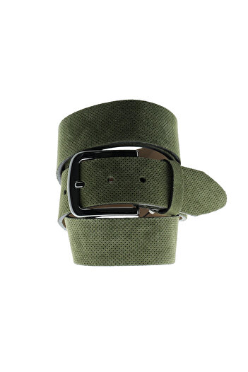 Kiğılı Sports Patterned Suede Belt