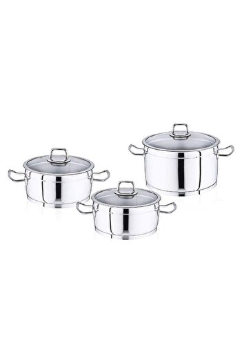 SAFINOX Vision 6 Piece Cookware Set