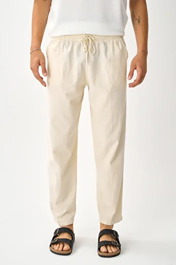 Shooter Sportswear Men's Comfortable Fit Linen Drape Pants