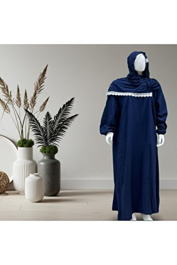 Brides Prayer gown with attached hijab, fits 60/120 kg