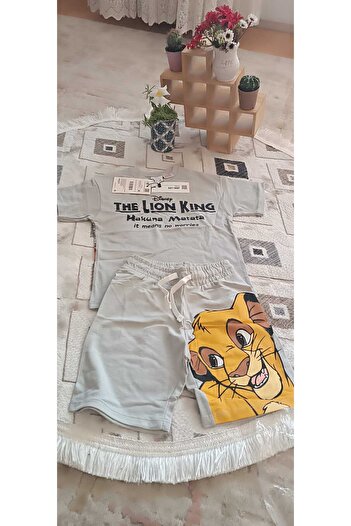 SARE TEKSTİL Children's Lion Printed Bottom Set