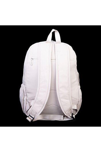 Nas Bag Unisex Lightweight Large Size School Bag and Sports Bag Multi-Compartment Beige