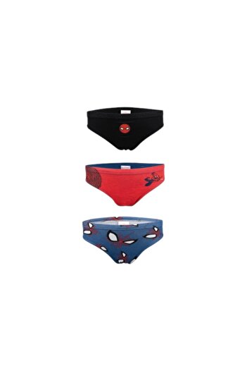 SPIDERMAN Set of 3 boys' briefs, 100% cotton, multicolor, Marvel,