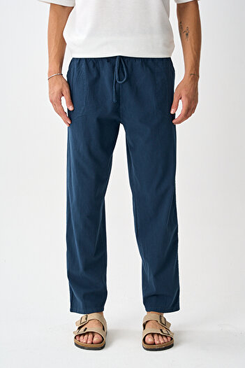 Shooter Sportswear Men's Comfortable Fit Linen Drape Pants
