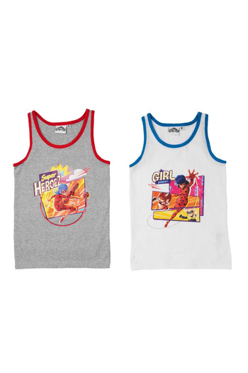 Miraculous Set 2 maiouri fete, multicolor, 122-128 cm, Girl Power, Miraculous, LadyBug