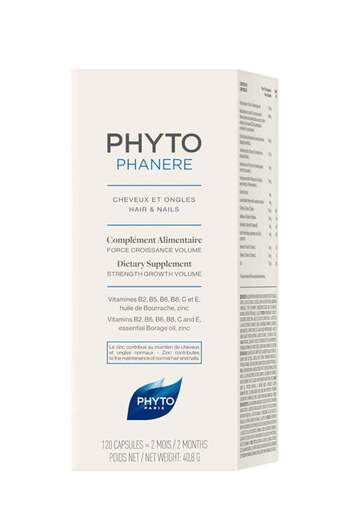 Phyto Phytophanere Dietary Supplement - 120 Capsules