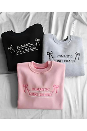 Gofeel Romantic Long Island Oversize Unisex Sweatshirt ( 3 iplik )