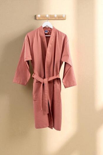 Ender Home Μπουρνούζι Piquea Kimono – 100% βαμβάκι, Unisex
