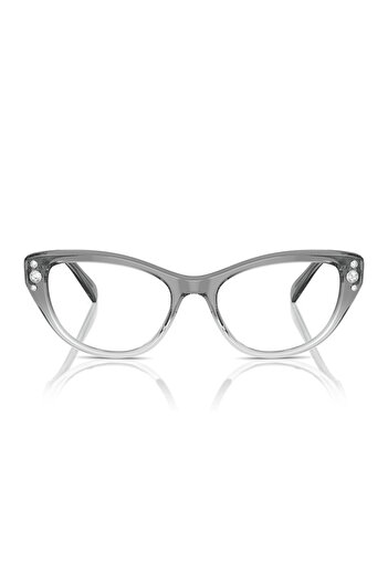 Swarovski Women's eyeglasses frames SK2023 1046, Plastic, Grey, 54 mm