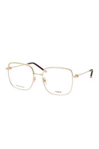 FURLA Women's eyeglasses frames VFU638 0300, Metal, Gold, 56 mm