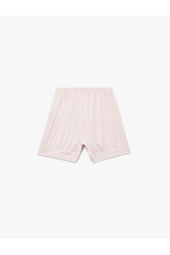 Koton Buy Lace-Up Striped Comfortable Fit Shorts Pajama Bottoms