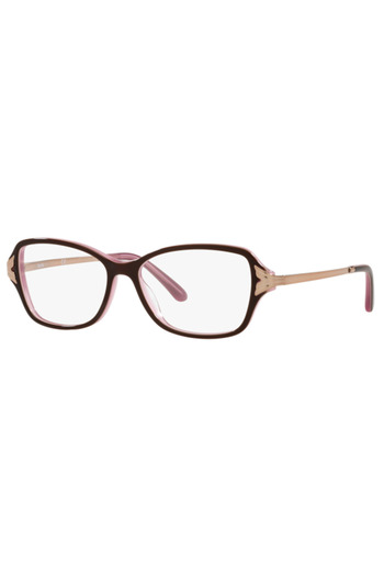 Sferoflex Women's eyeglasses frames SF1576 C585, Plastic, Cherry red, 54 mm