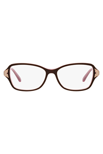 Sferoflex Women's eyeglasses frames SF1576 C585, Plastic, Cherry red, 54 mm