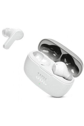 JBL Bluetooth In-Ear Headphones with Microphone TWS Wave 200, White