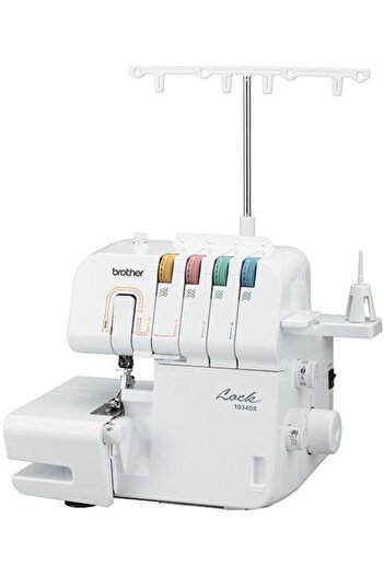 Brother Electromechanical Overlocker 1034DXVM1, 5 Stitch Types, 4 Bobbins, 1300 Stitches/min, LED Li
