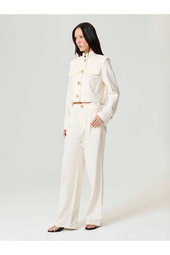 Nocturne Stripe Ruffle Pants
