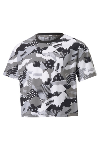 Puma Alpha All Over Printed Tee - Grey