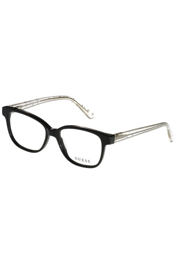 Guess GU9225 001 47 Women's Eyeglass Frames, Plastic, Black, 47 mm