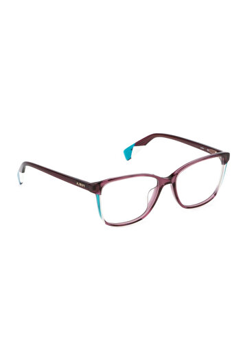 FURLA Women's Eyeglasses Frames VFU579 OW48, Plastic, Transparent, 54 mm