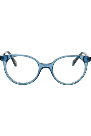 Barbie Girls Eyeglass Frames BAAA016 C06, Plastic, Blue, 45 mm