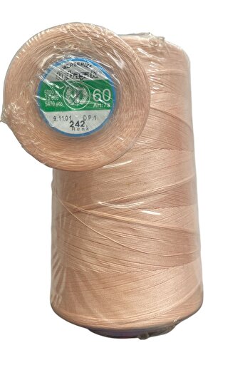 BİGÜMEX Three-Prong Sewing Thread 60No Mercerized Cotton Thread 5000m 1Pcs