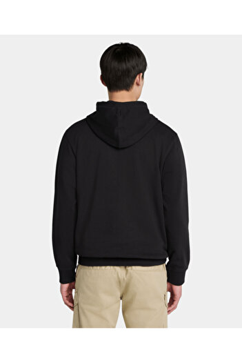 Timberland Established 1973 Embroidered Logo Loopba Men's Black Sweatshirt Tb0A5Mx80011