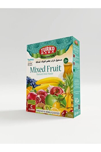 Turkobaba Torco Baba Mixed Fruit Flavoured Drink Powder 300g